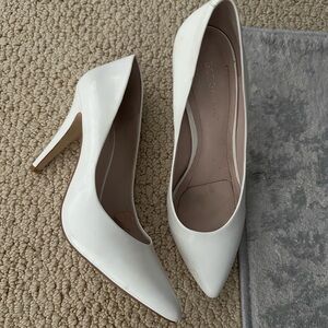 BCBGeneration Classic White Heels